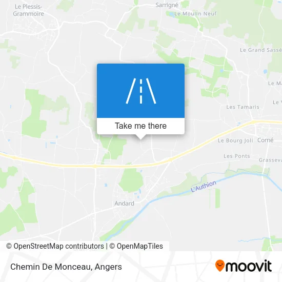 Chemin De Monceau map