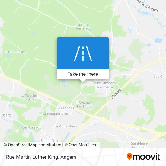 Rue Martin Luther King map