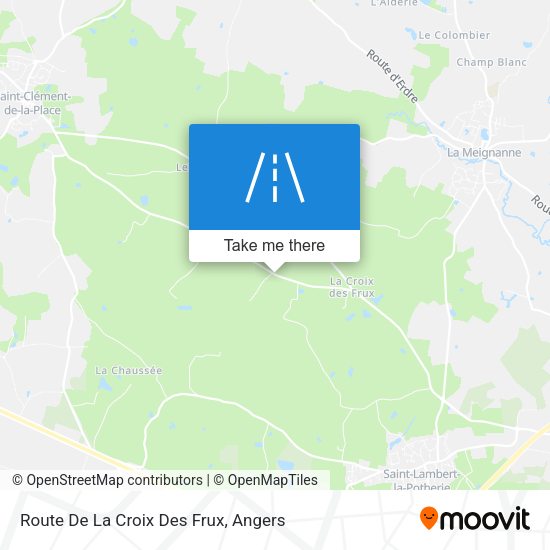 Route De La Croix Des Frux map