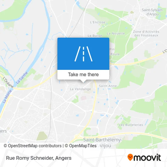 Rue Romy Schneider map