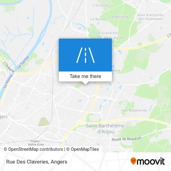 Rue Des Claveries map