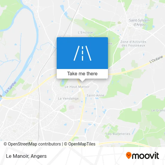 Le Manoir map