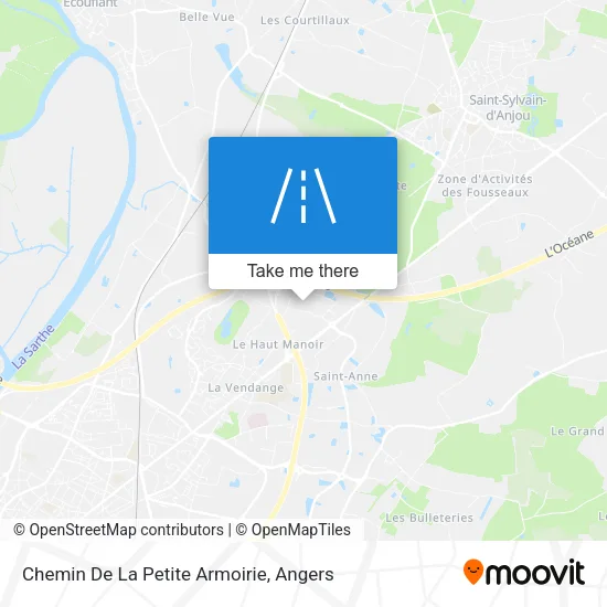 Chemin De La Petite Armoirie map