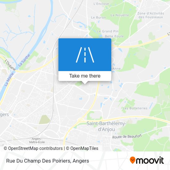 Rue Du Champ Des Poiriers map