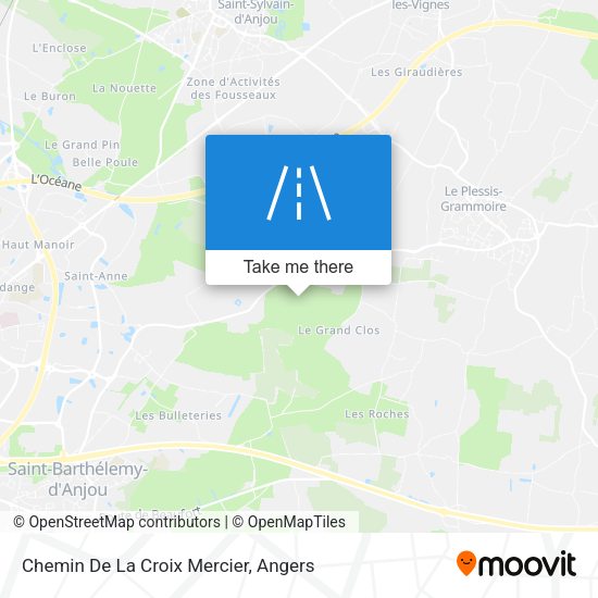 Chemin De La Croix Mercier map
