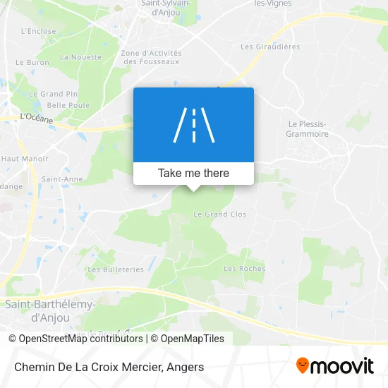 Chemin De La Croix Mercier map