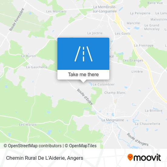 Chemin Rural De L'Aiderie map