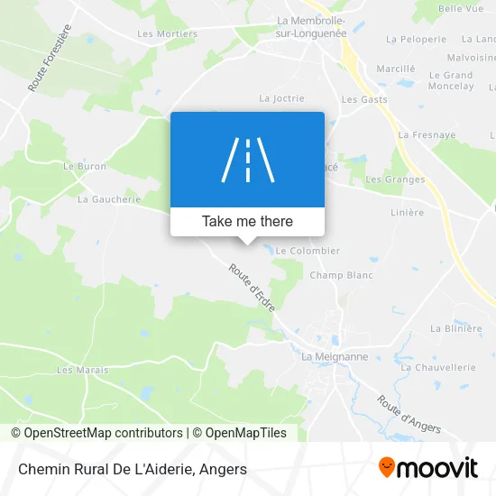Chemin Rural De L'Aiderie map
