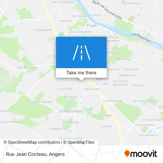 Rue Jean Cocteau map