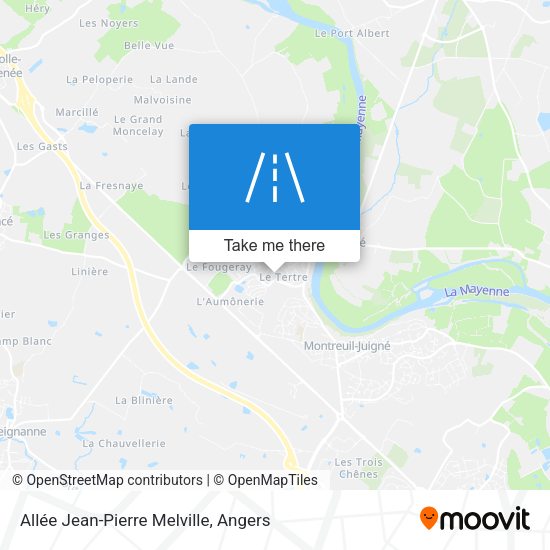Allée Jean-Pierre Melville map