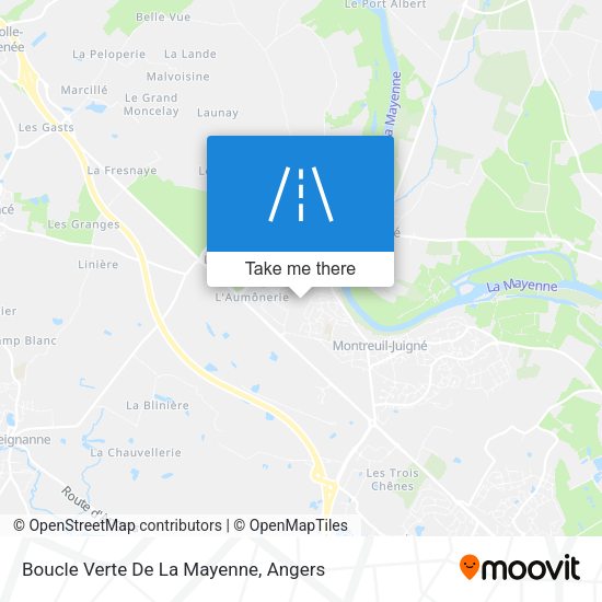 Boucle Verte De La Mayenne map