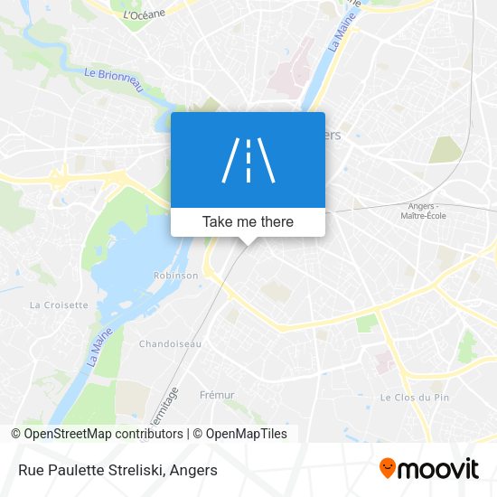 Rue Paulette Streliski map