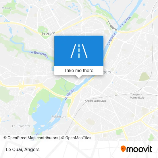 Le Quai map