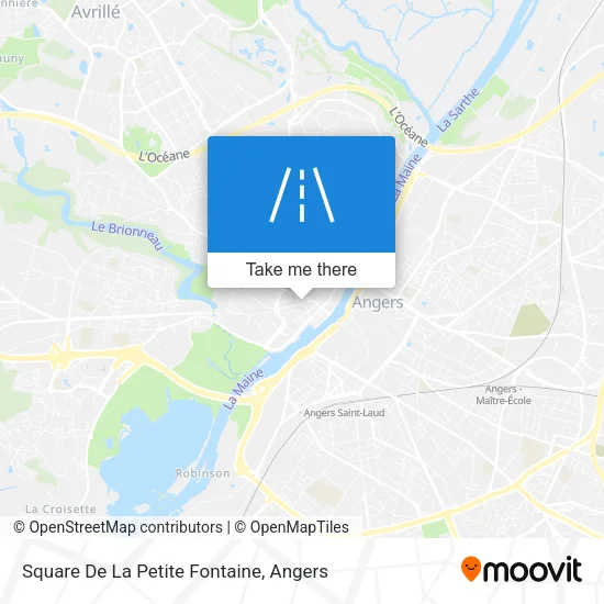 Square De La Petite Fontaine map