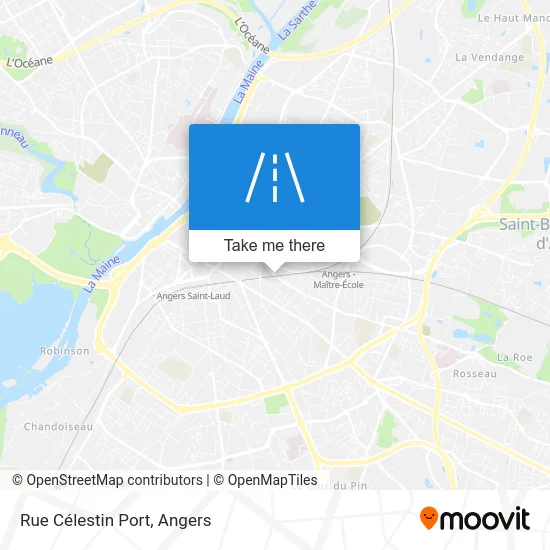 Rue Célestin Port map