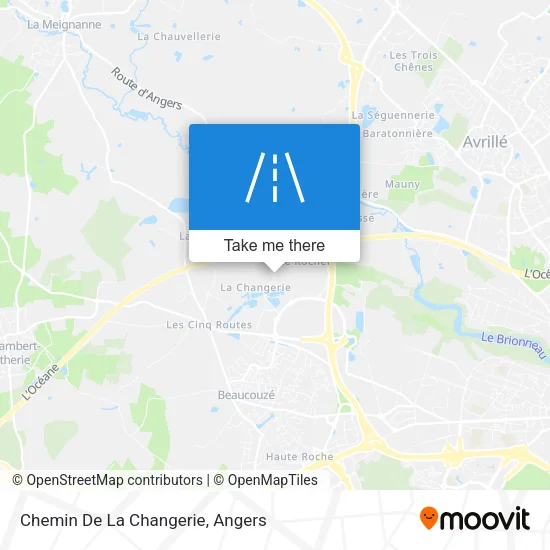 Chemin De La Changerie map