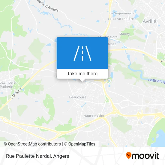 Rue Paulette Nardal map