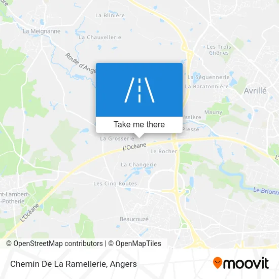 Chemin De La Ramellerie map