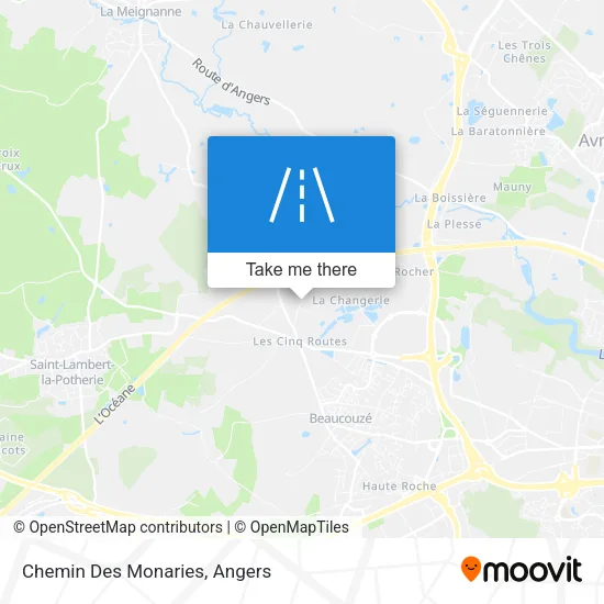 Chemin Des Monaries map