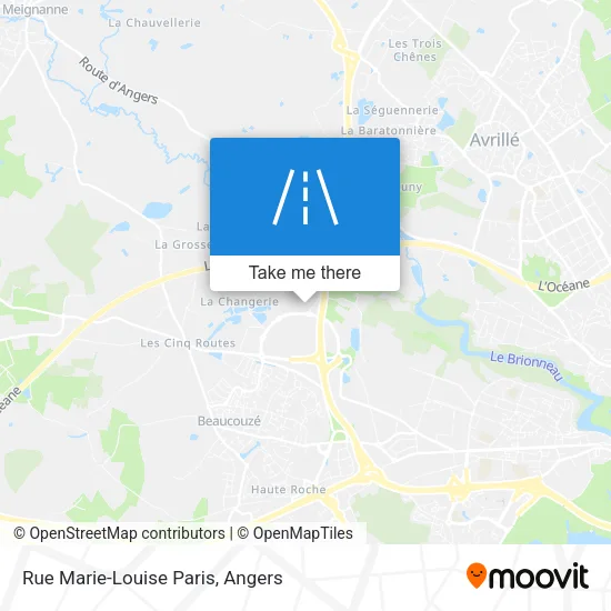 Rue Marie-Louise Paris map