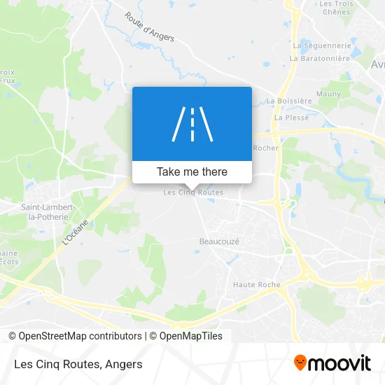 Les Cinq Routes map