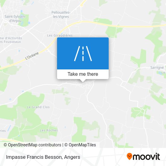 Impasse Francis Besson map