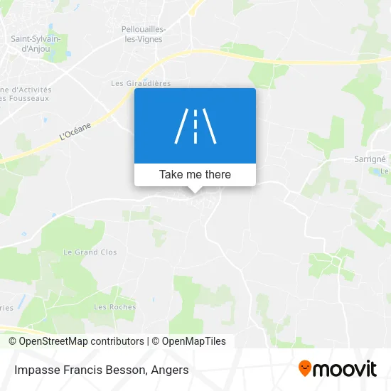 Impasse Francis Besson map