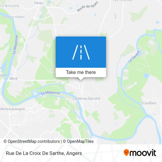 Rue De La Croix De Sarthe map