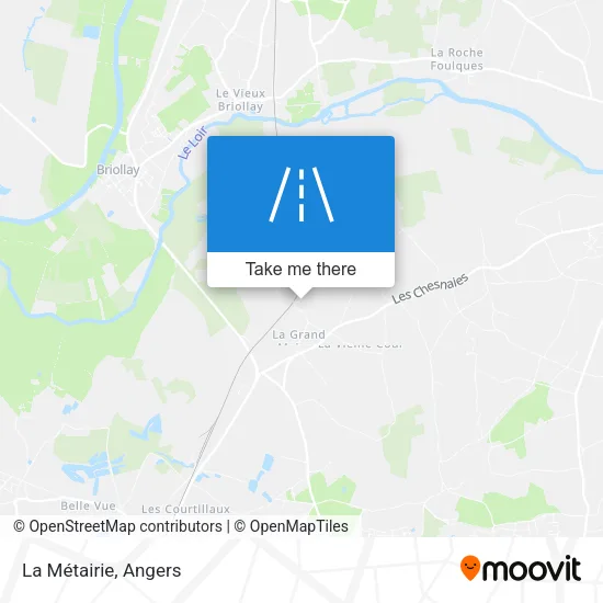 La Métairie map
