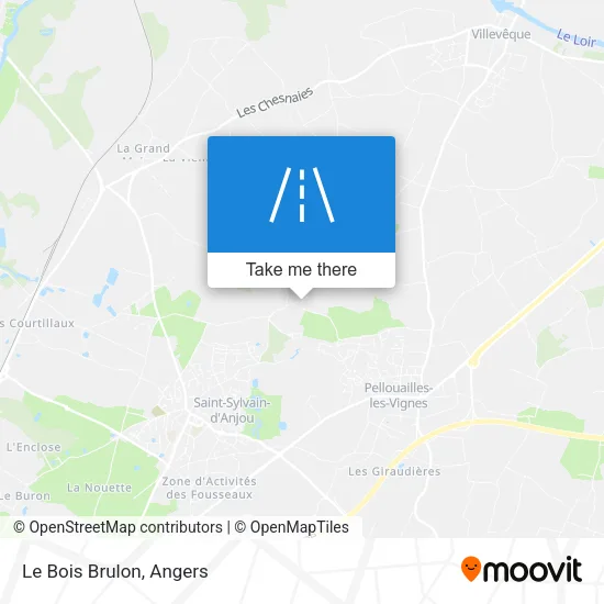 Le Bois Brulon map