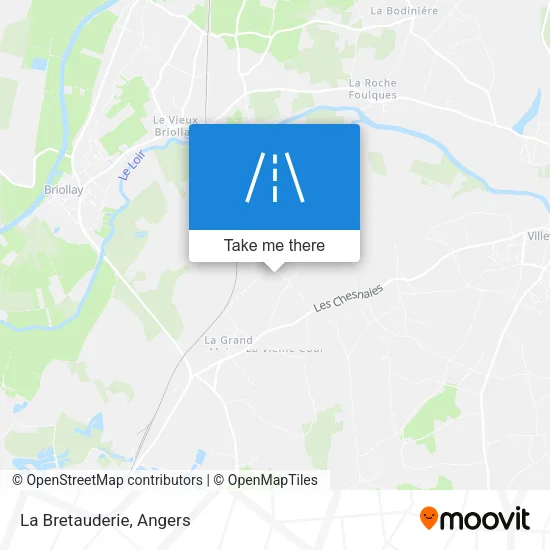La Bretauderie map