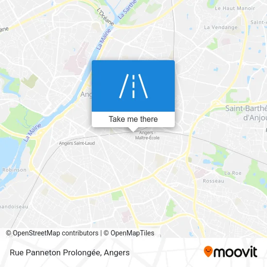 Rue Panneton Prolongée map