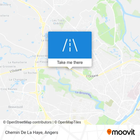 Chemin De La Haye map