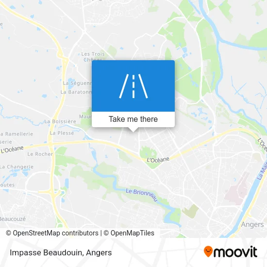 Impasse Beaudouin map