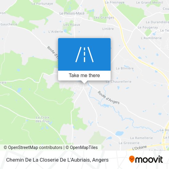 Chemin De La Closerie De L'Aubriais map