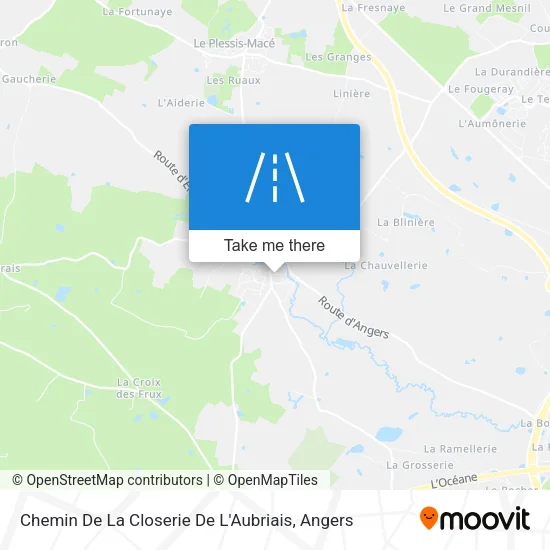 Chemin De La Closerie De L'Aubriais map
