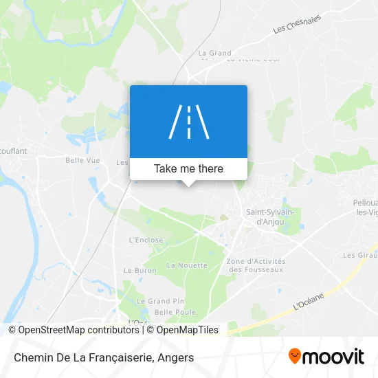 Chemin De La Françaiserie map