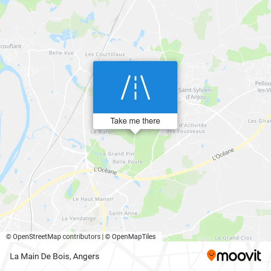La Main De Bois map