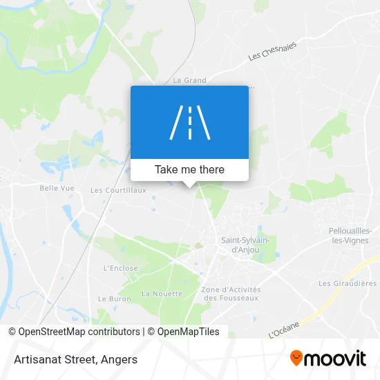 Rue De L'Artisanat map