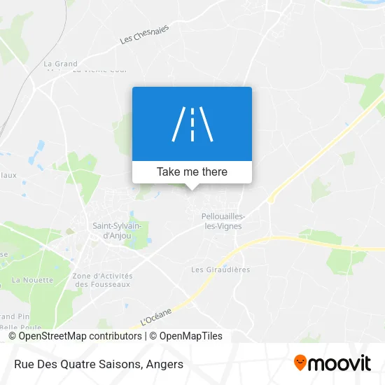 Rue Des Quatre Saisons map