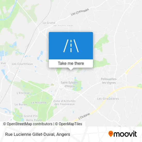 Rue Lucienne Gillet-Duval map