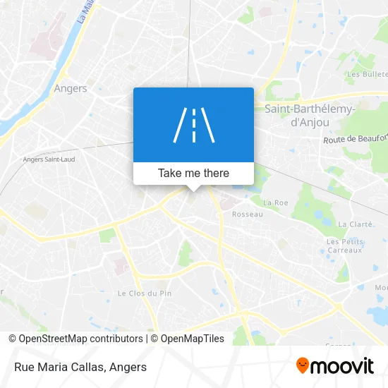 Rue Maria Callas map