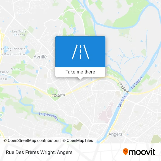 Rue Des Frêres Wright map