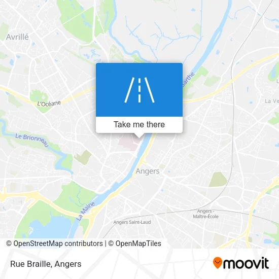 Rue Braille map