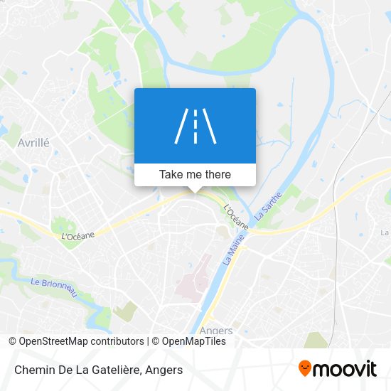 Chemin De La Gatelière map