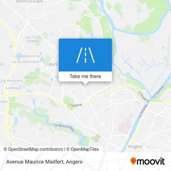 Avenue Maurice Mailfert map
