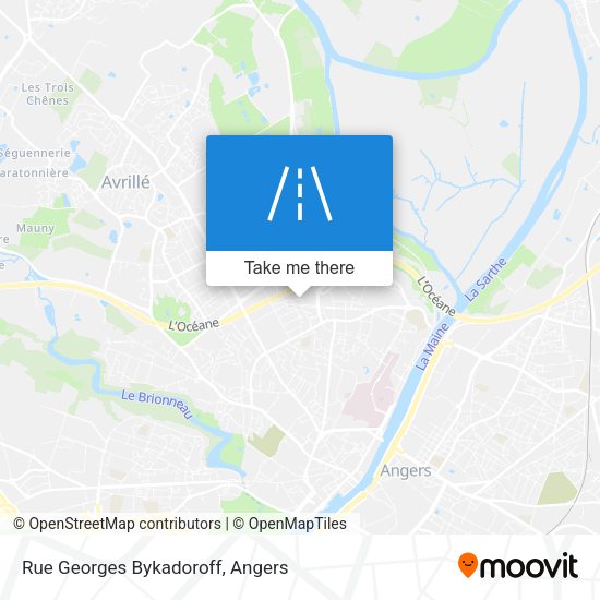 Rue Georges Bykadoroff map