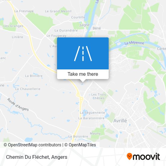Chemin Du Fléchet map