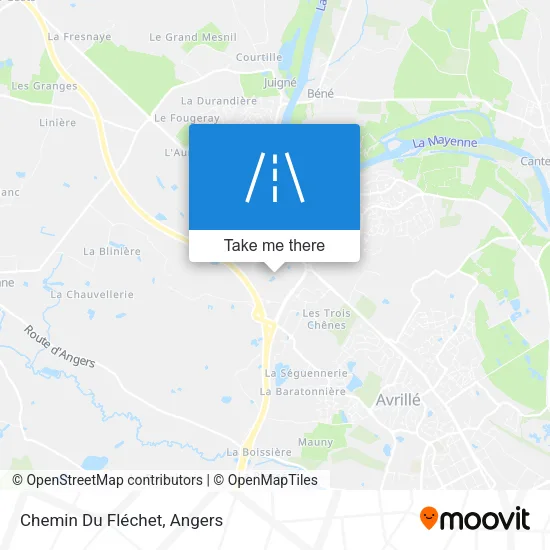 Chemin Du Fléchet map