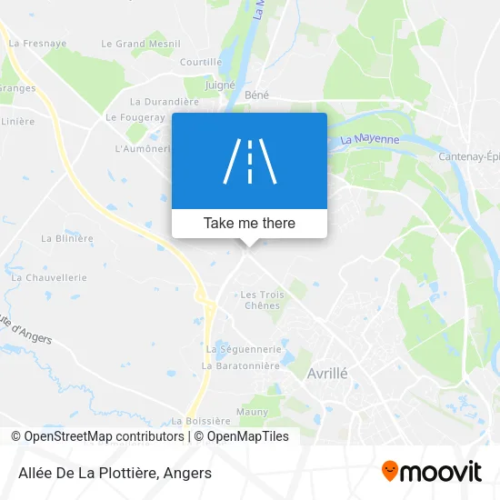 Allée De La Plottière map